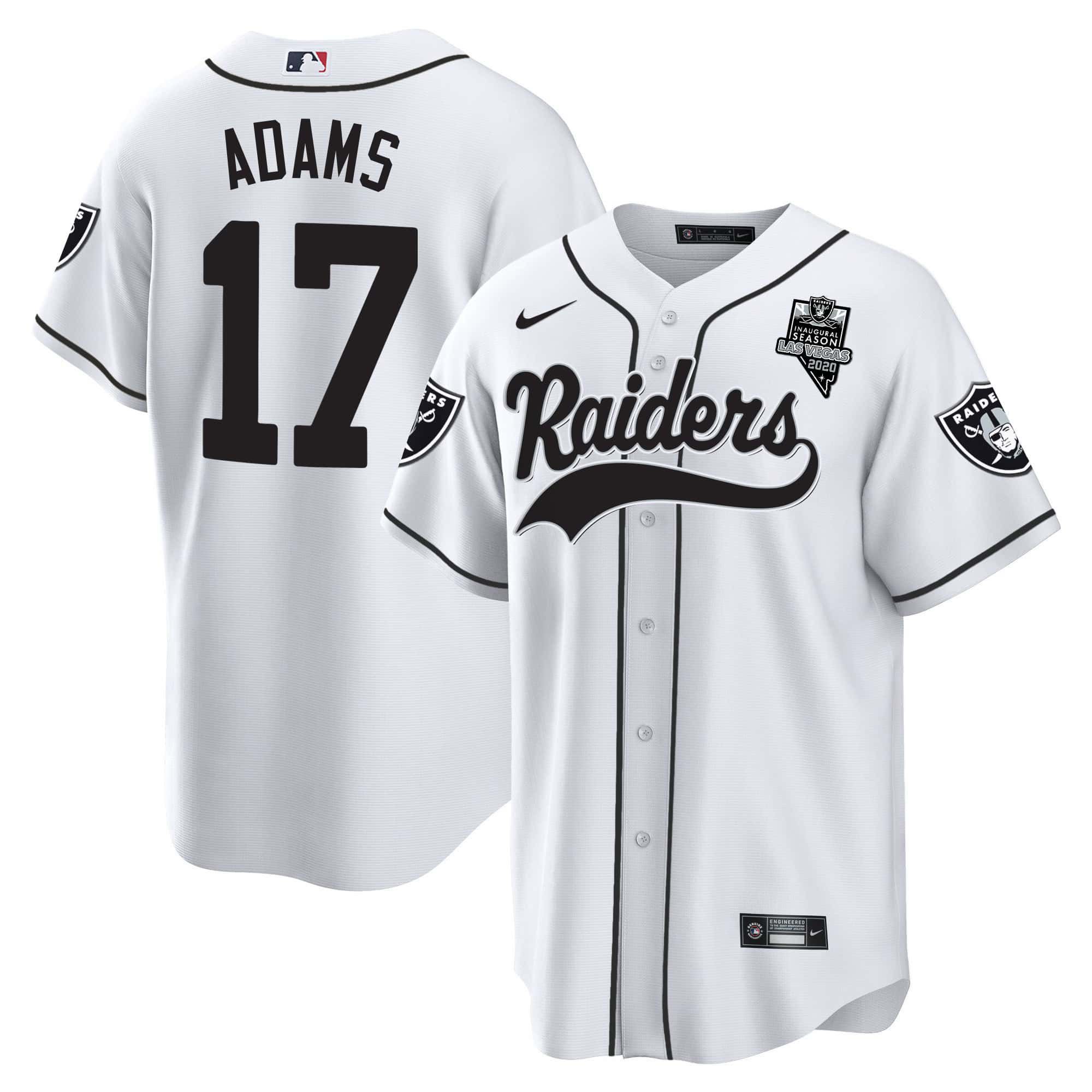 Men Oakland Raiders #17 Adams White 2024 Nike Vapor Baseball NFL Jersey->indianapolis colts->NFL Jersey
